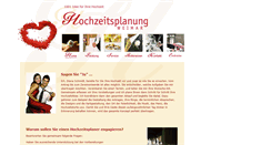 Desktop Screenshot of hochzeitsplanung-weimar.de